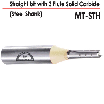  Stralght Bit With 3 Flute Solid Carbide(MT-STH)
