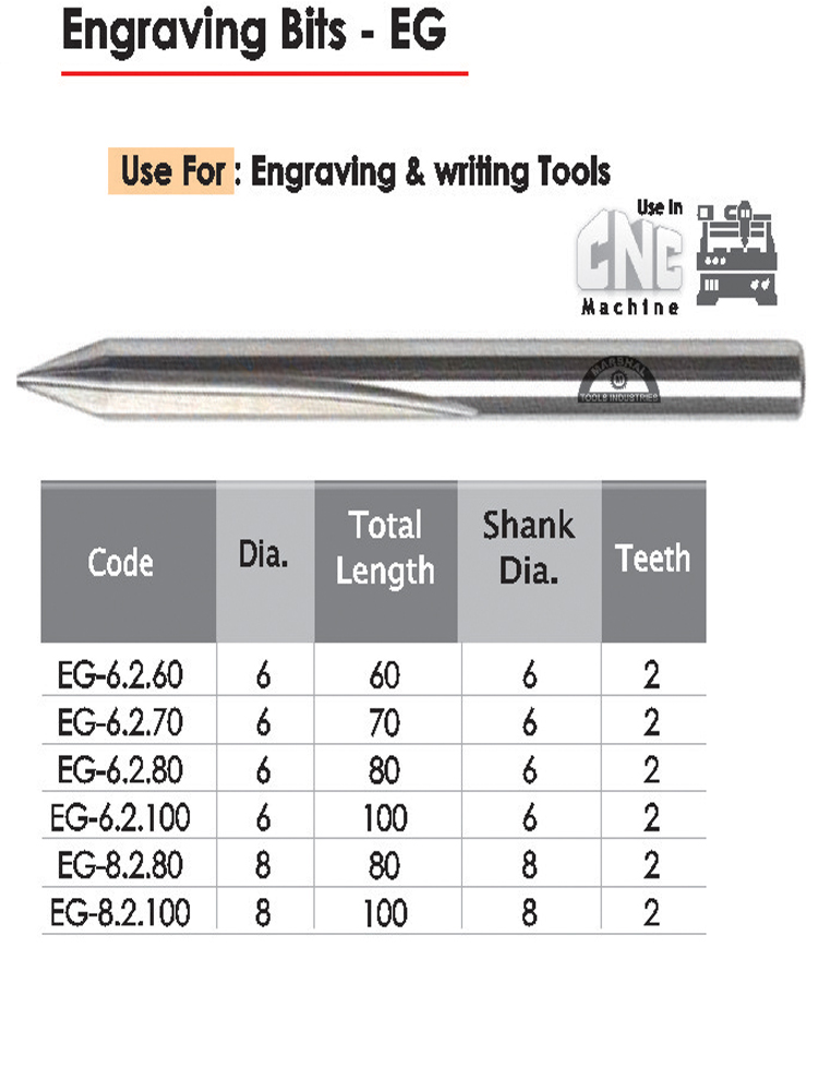  Engraving Bits - EG