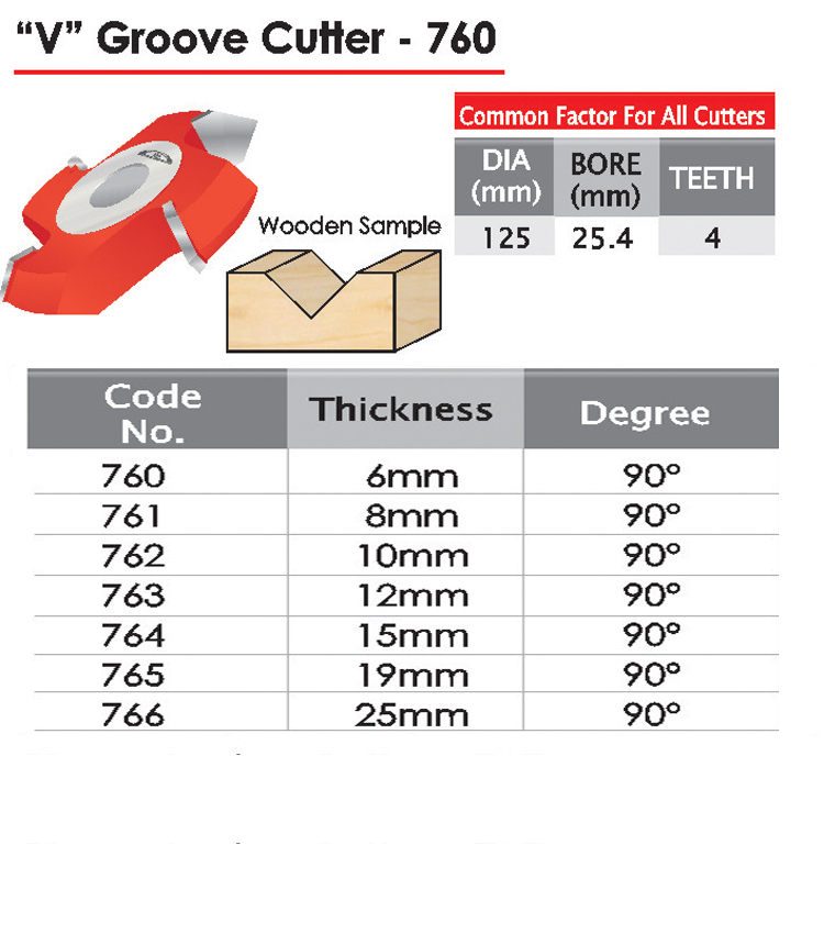 V Groove Cutter