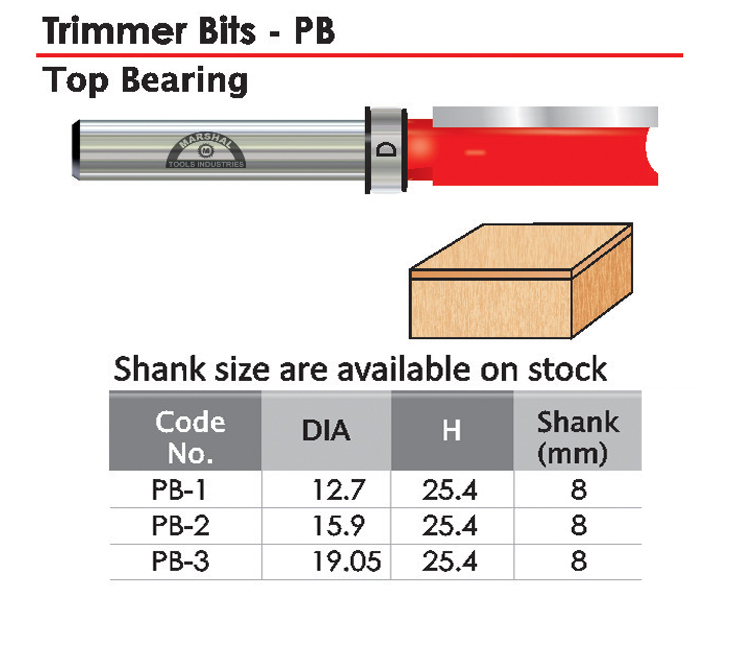 Trimmer Bits PB 