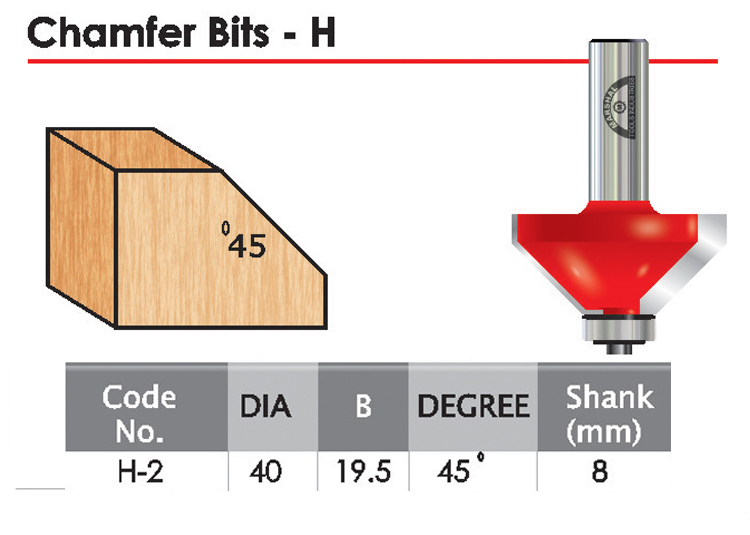 Chamfer Bits H 