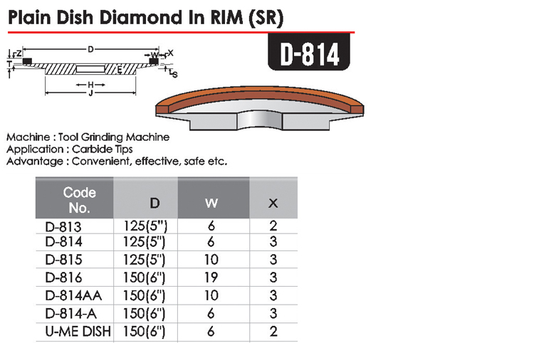 Plain Dish Diamond Rim