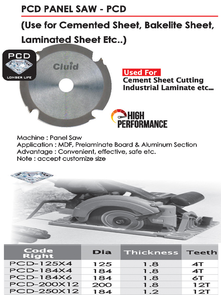 PCD Saw Blade